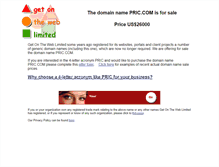 Tablet Screenshot of pric.com